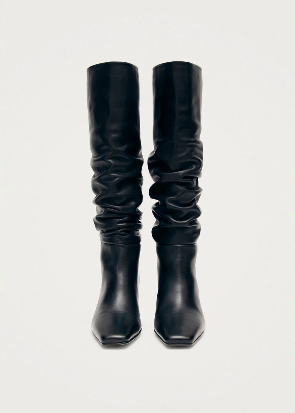 KALILA Black Leather Boots Black