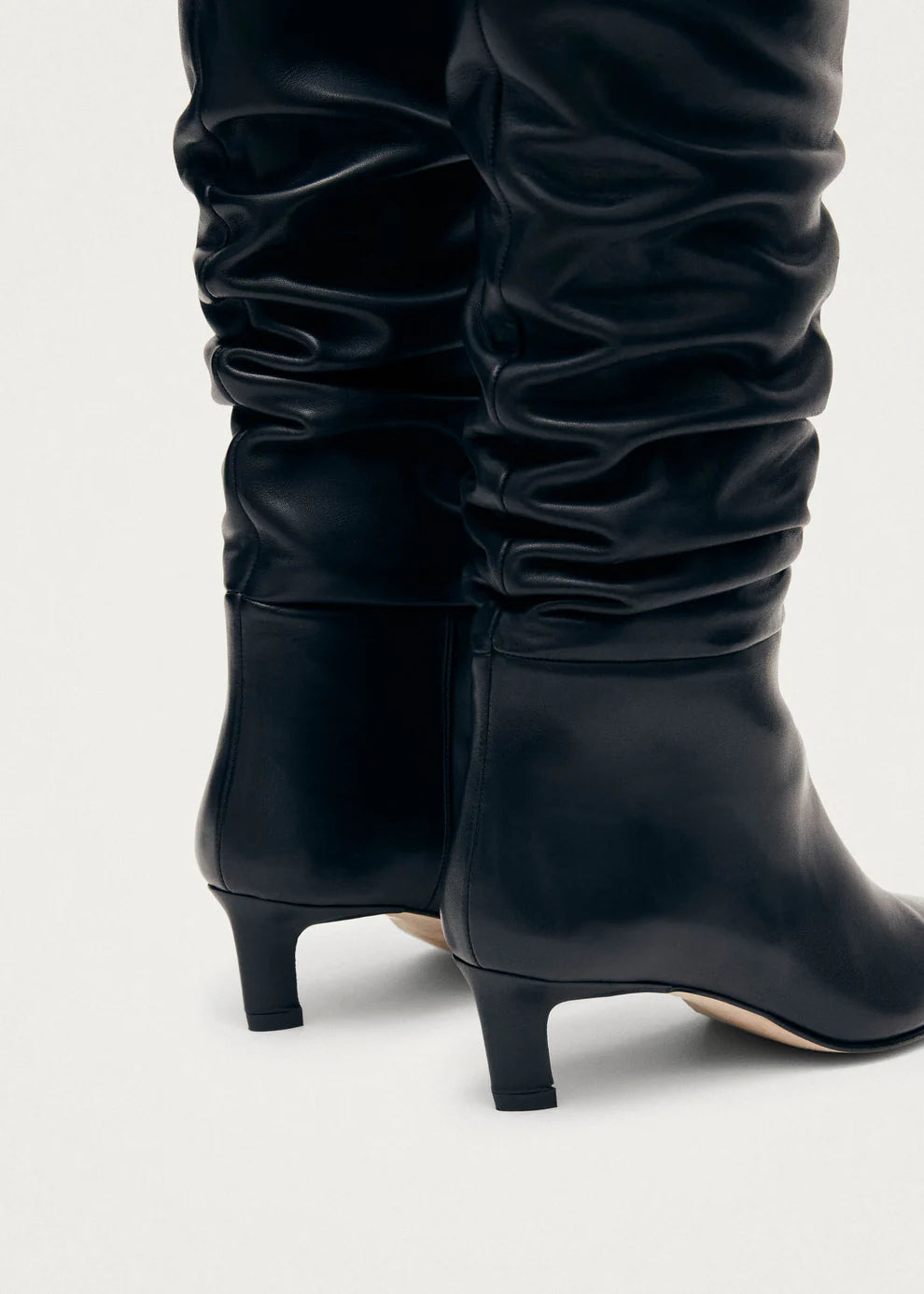 KALILA Black Leather Boots Black