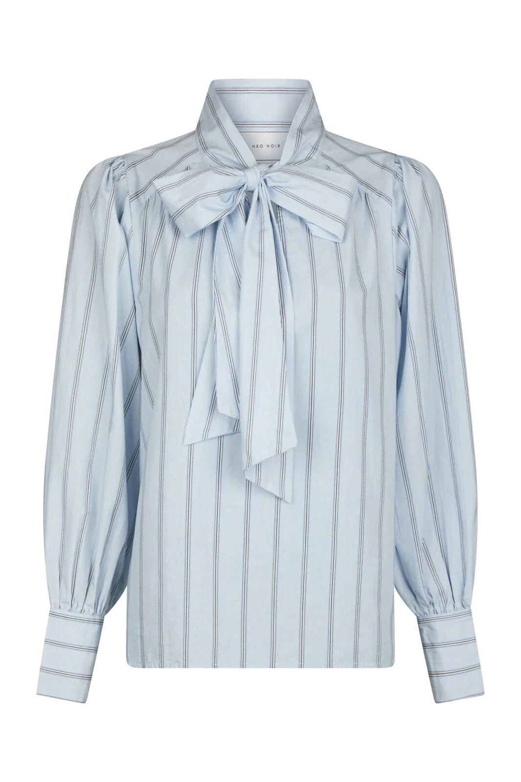 NEO NOIR Jaz Bow Stripe Blouse