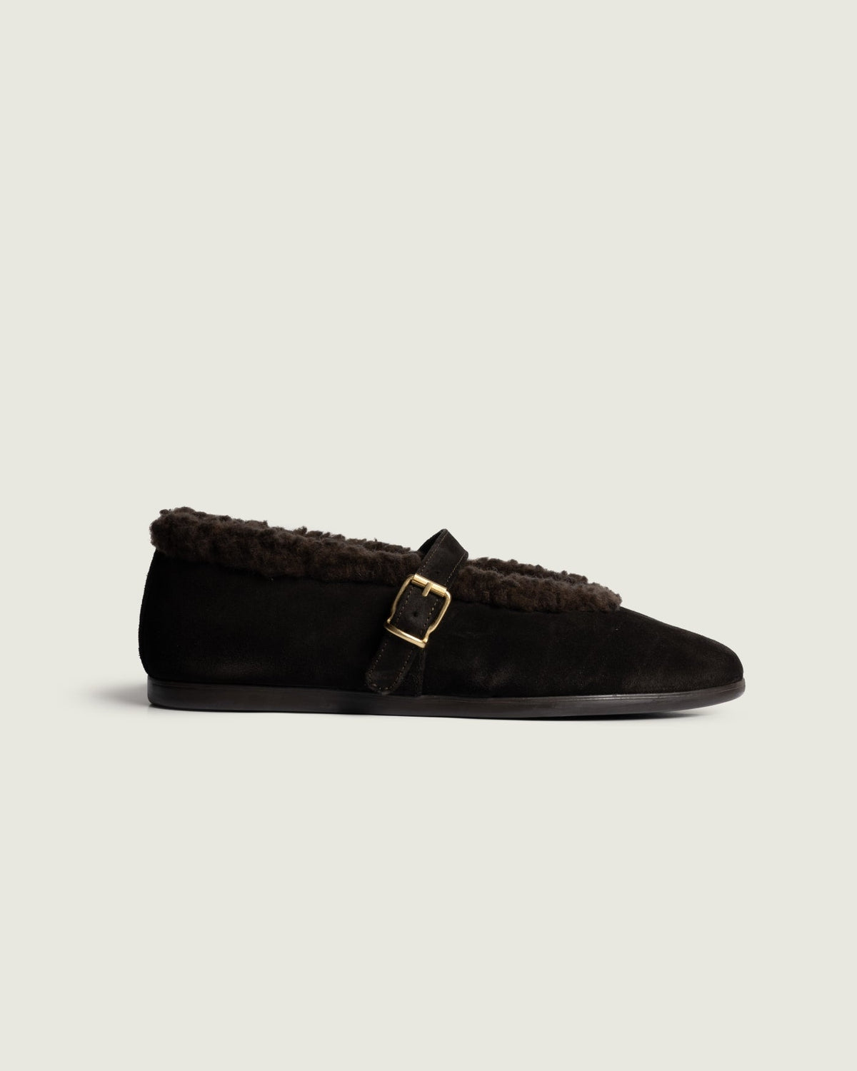 POSA | Ballet Flats Suede St.Moritz in dark Brown