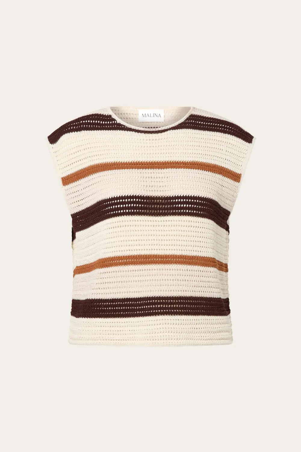 LOUELLE TOP Ärmelloses Stricktop mit lockerem Sitz