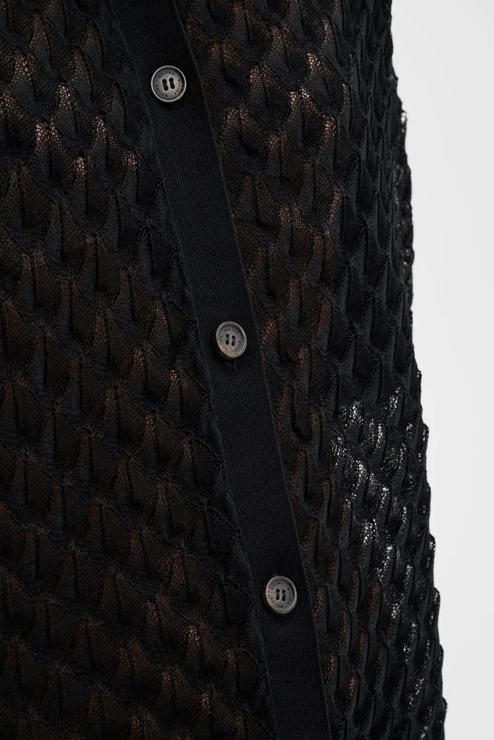 MOA HEMD Kurzarm-Crochet Hemd