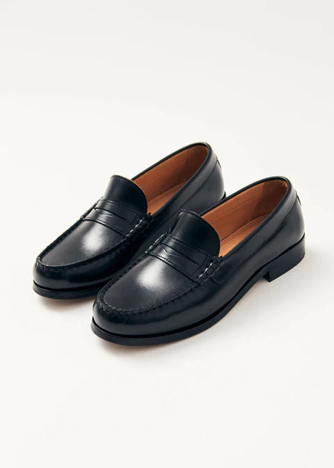 Loafer Rivet in Schwarz