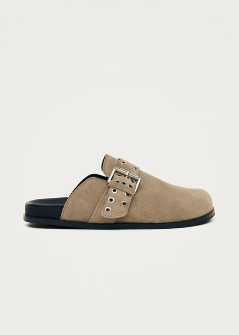 Halia Wildleder Pantolette in Beige