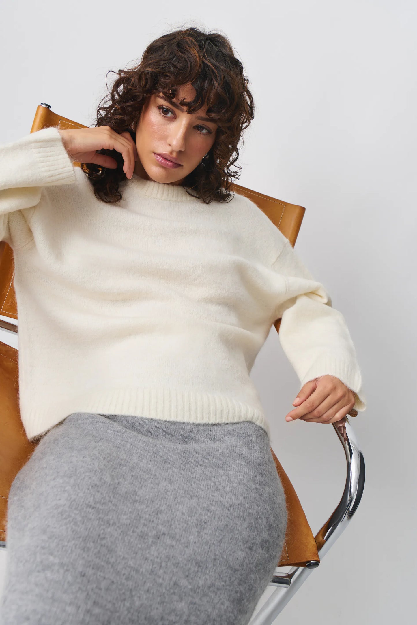 Crew neck knitted Sweater