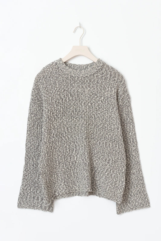 Slub knitted Sweater