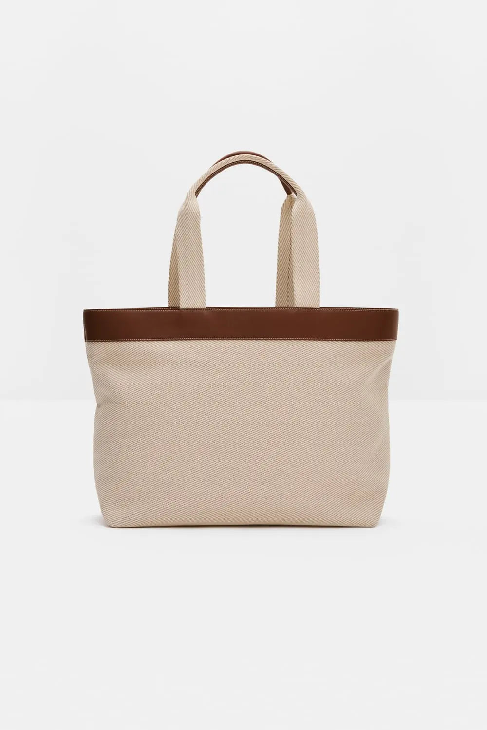 MONOGRAMM TOTE BAG Baumwolltasche mit Monogramm-Detail