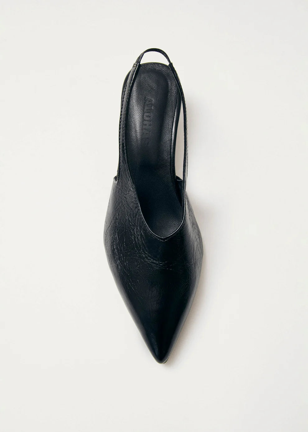 Eros Creme Leder Pumps Black