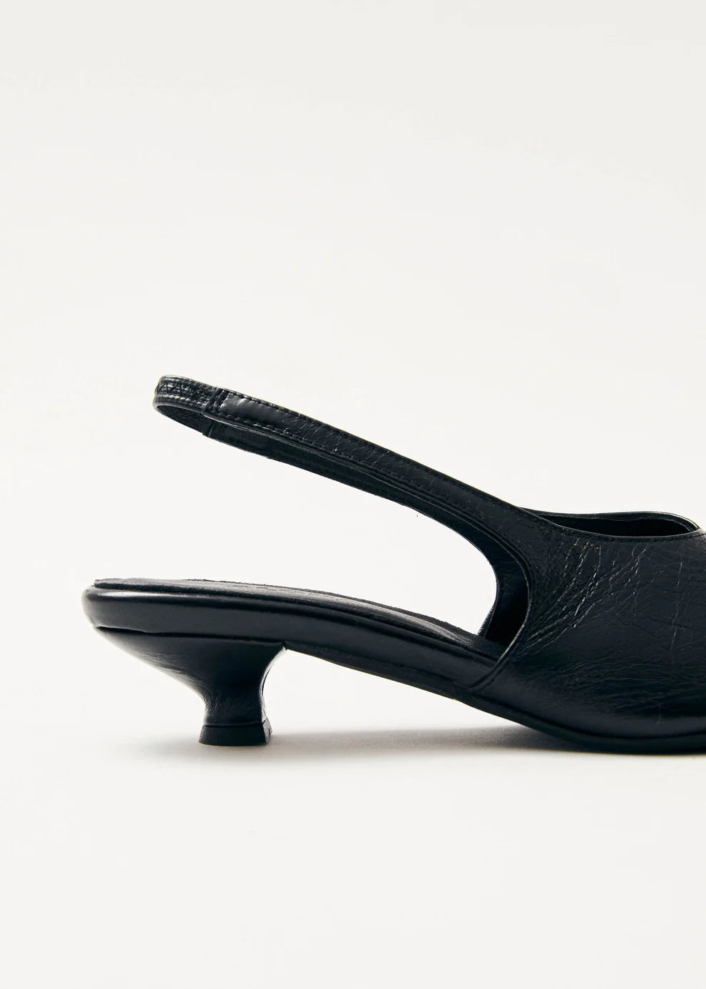 Eros Creme Leder Pumps Black