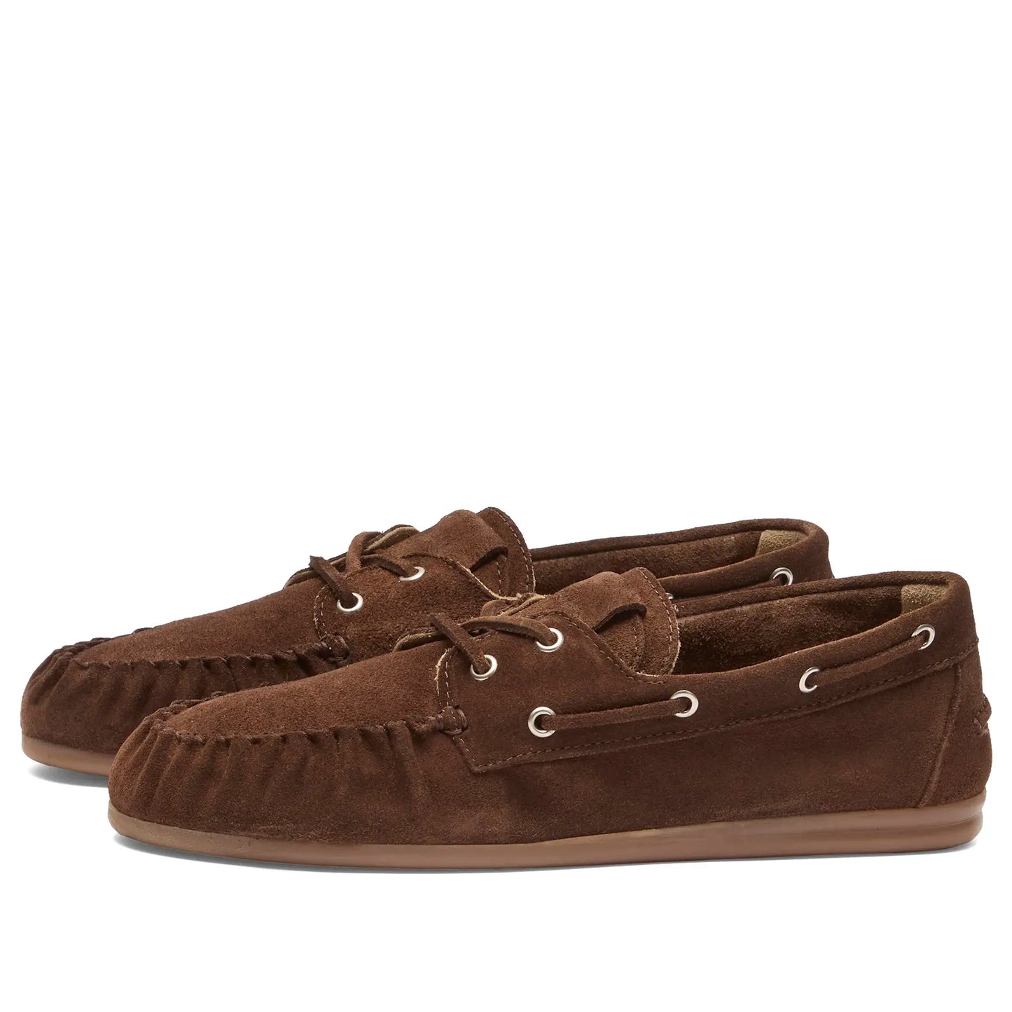 ROWAN WILDLEDER BRAUN BOAT LOAFER