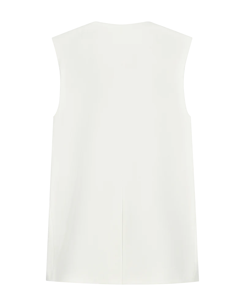 CMTAILOR - KURZE WESTE IN WOLLWEISS | Copenhagen Muse