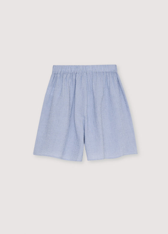 Cloe Woman Short Summer Midnight Pinstripes