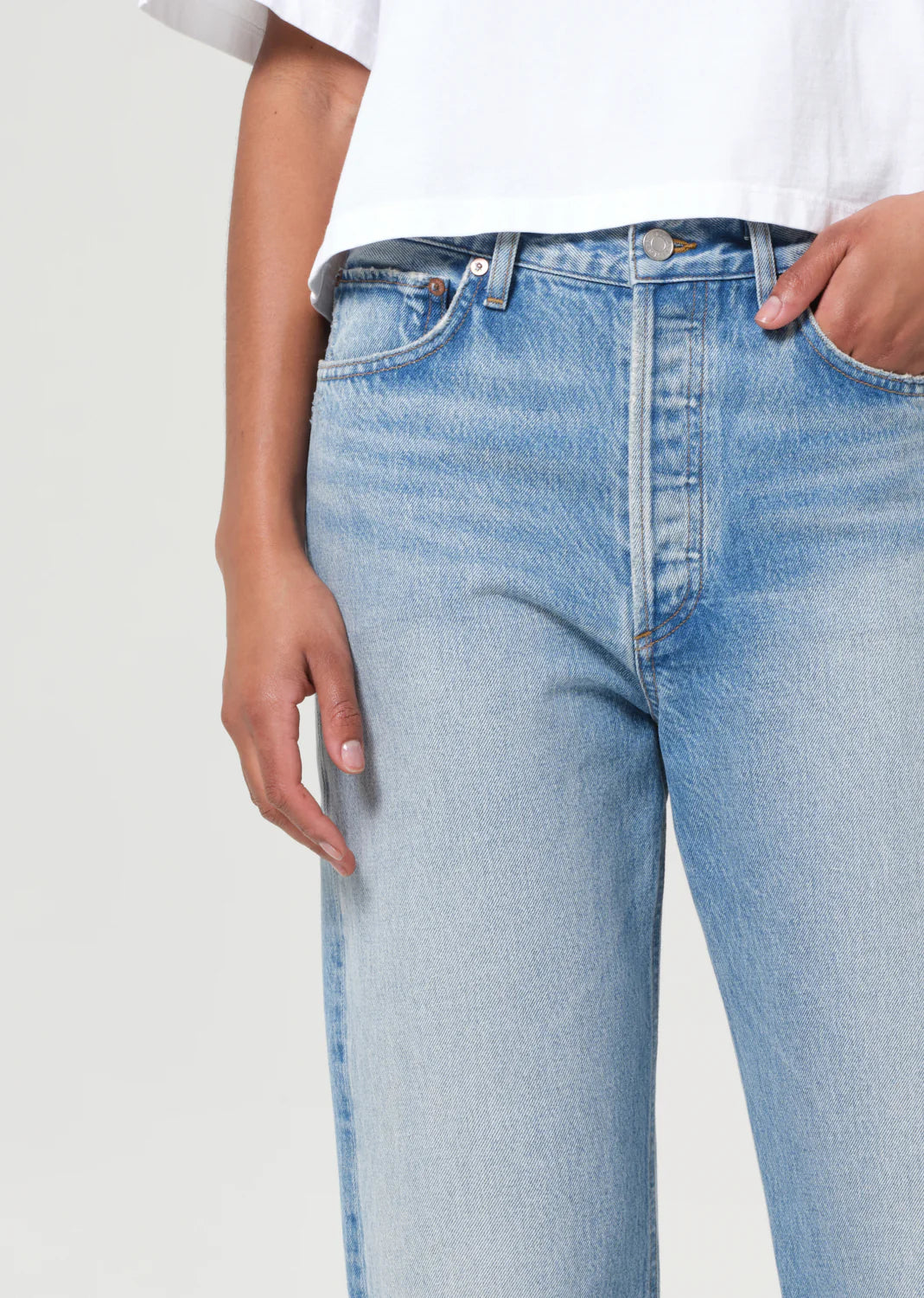 AGOLDE 90'S MID RISE STRAIGHT