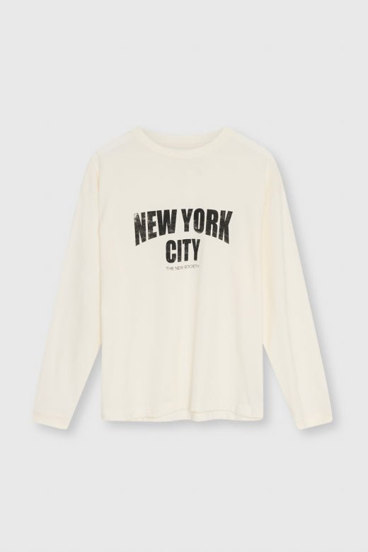 Kay Woman T-Shirt Whisper White| The new Society