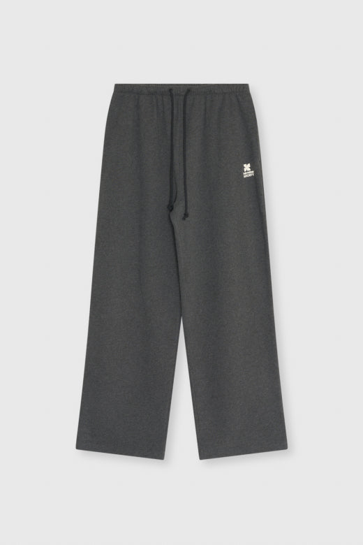 TNS Logo Woman Jogging Dark Grey Melange | The new Society
