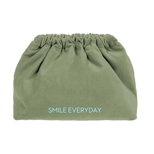 Smile Everyday - Velvet Clutch Bag